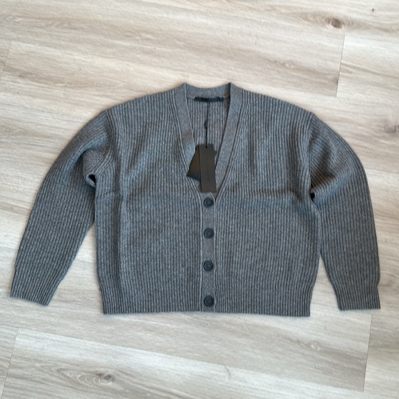 JENNI KAYNE
Cropped Cashmere Cocoon Cardigan new color  Seasonal:Shadow - Picture 8 of 12